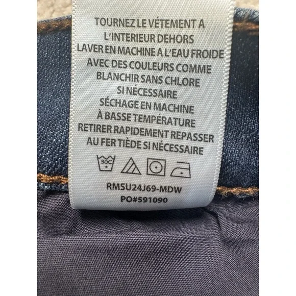 Rank 45 Men's Slim Straight Medium Wash Jeans, 34x34, NWOT tags Rugged Western - Picture 16 of 16